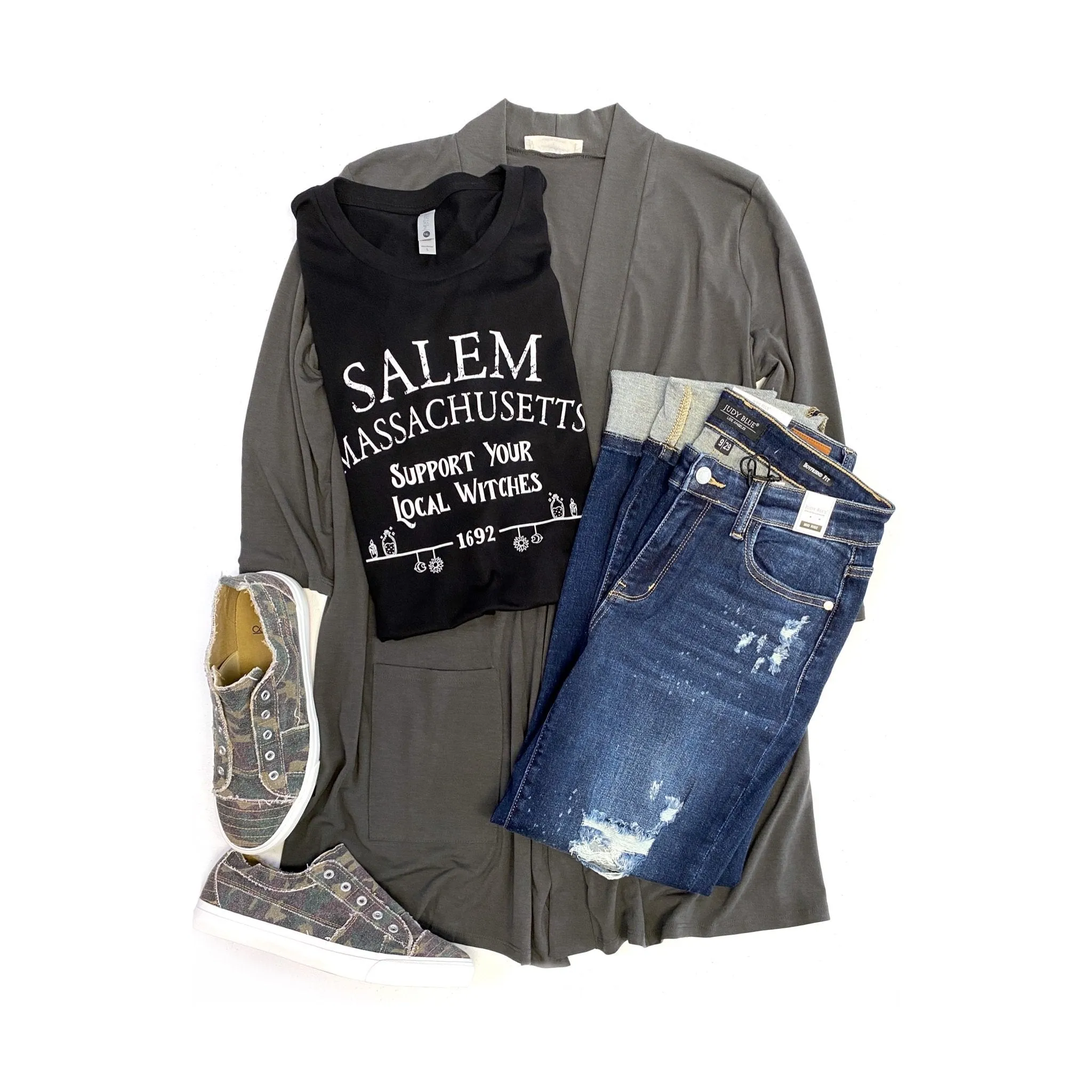 All the Time Cardigan in Gray