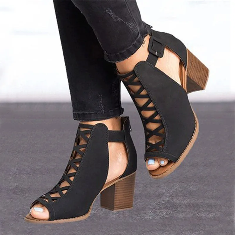 Amozae--Wedges Shoes For Women High Heels Sandals Summer Shoes 2024 Flip Flop Chaussures Femme Platform Sandals Plus Size 35-43
