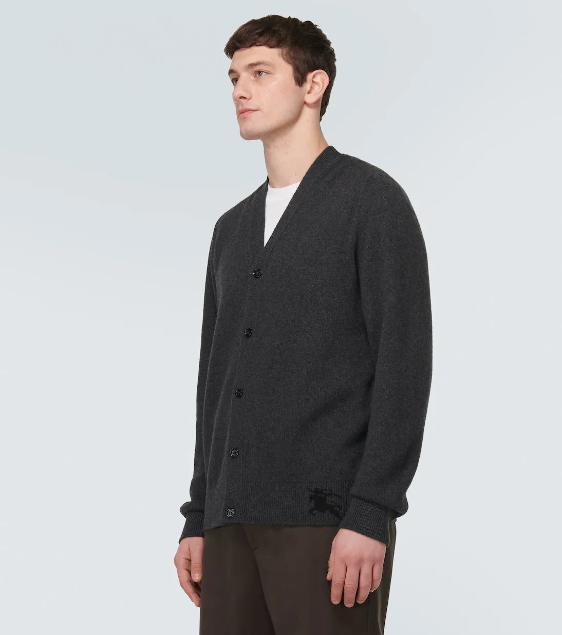 Burberry ekd cashmere cardigan, gray