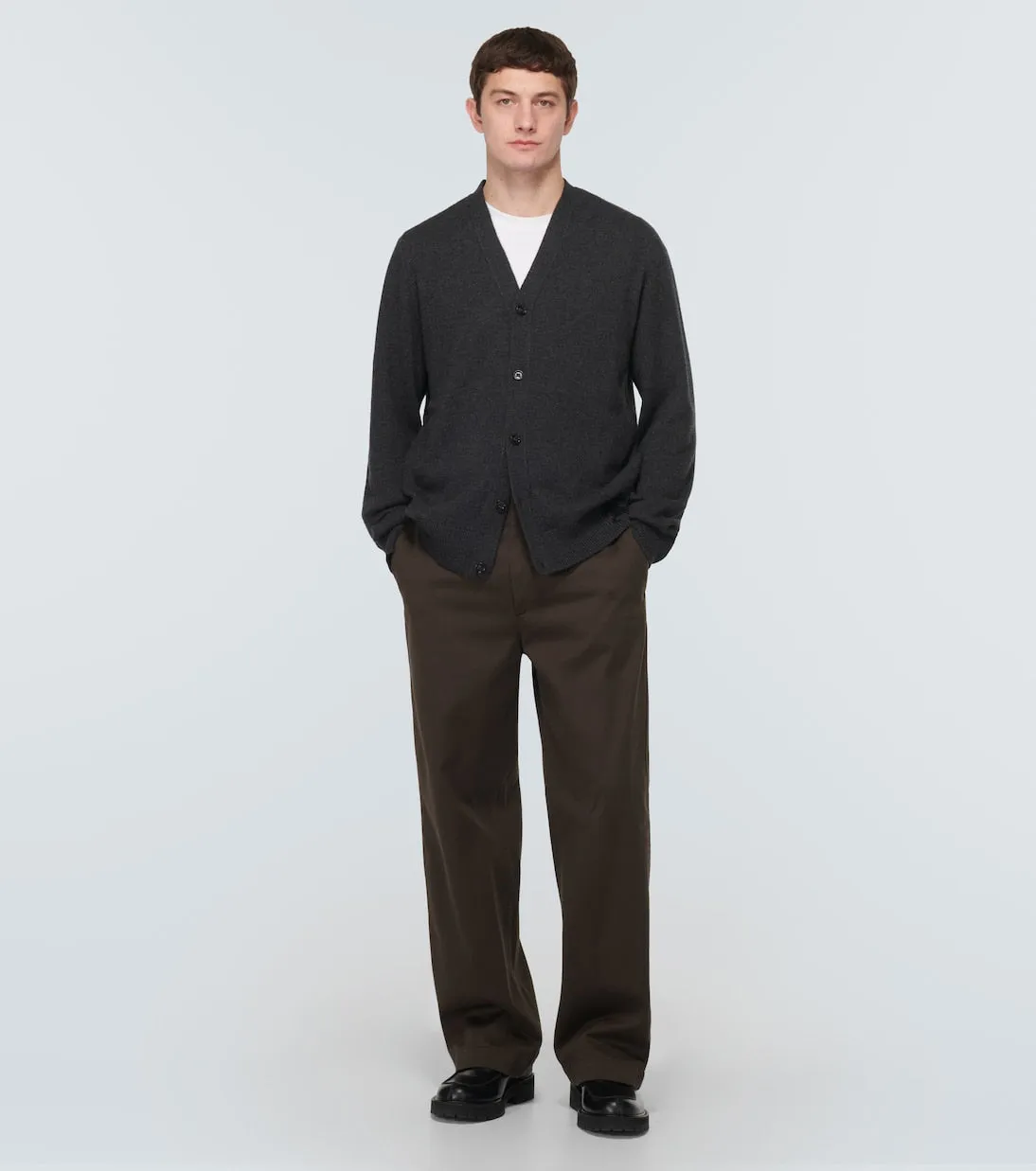 Burberry ekd cashmere cardigan, gray