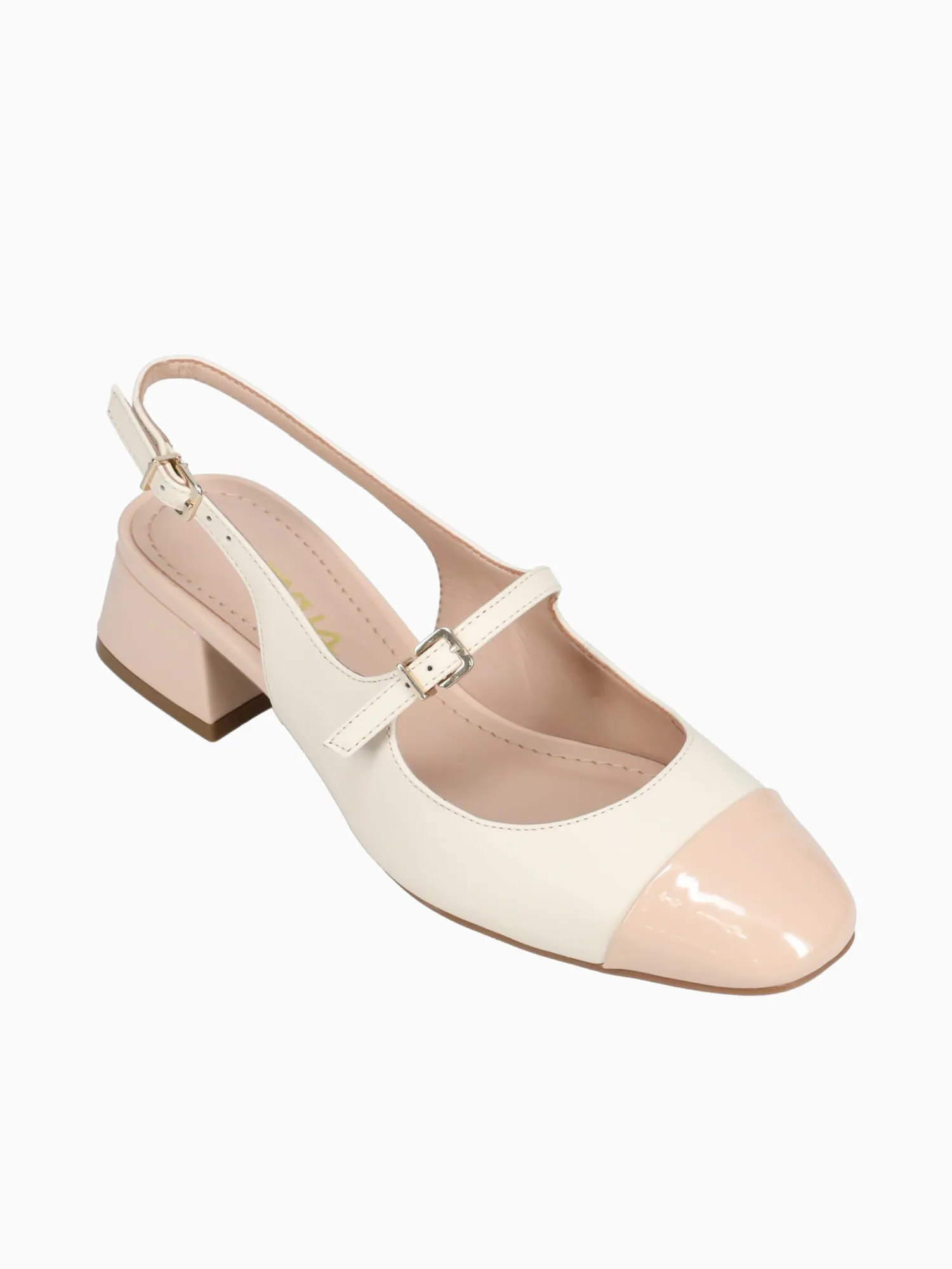 Cappy Beige Nude leather