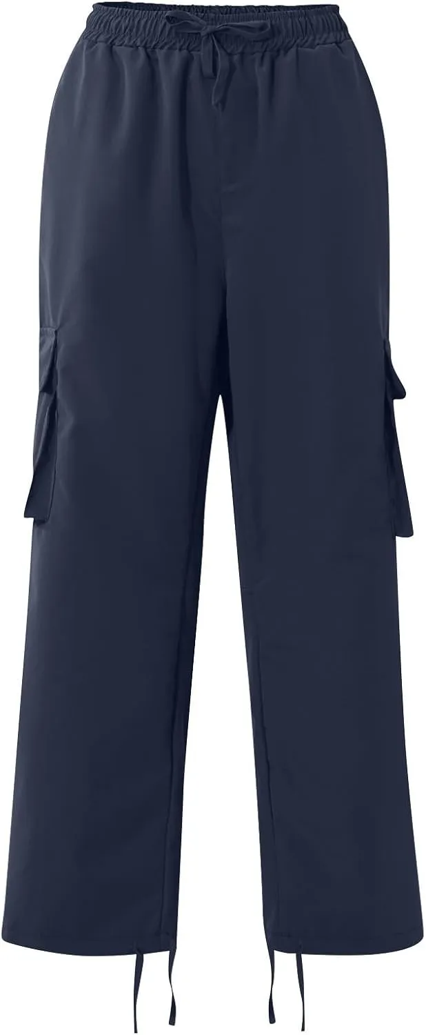 Cargo Pants for Men Lightweight Elastic Waist Joggers Casual Athletic Hiking Pants Multi Pockets 2025 Tactical Pants