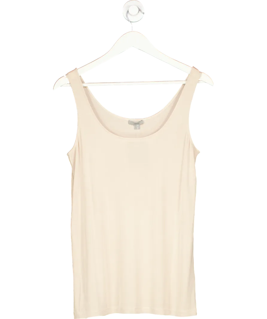 cos Nude Viscose Ribbed Tank Top UK S