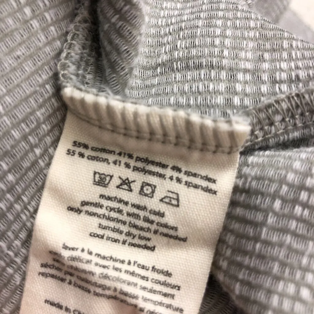 DONNI GRAY RIBBED OPEN CARDIGAN SIZE ONE SIZE TCC