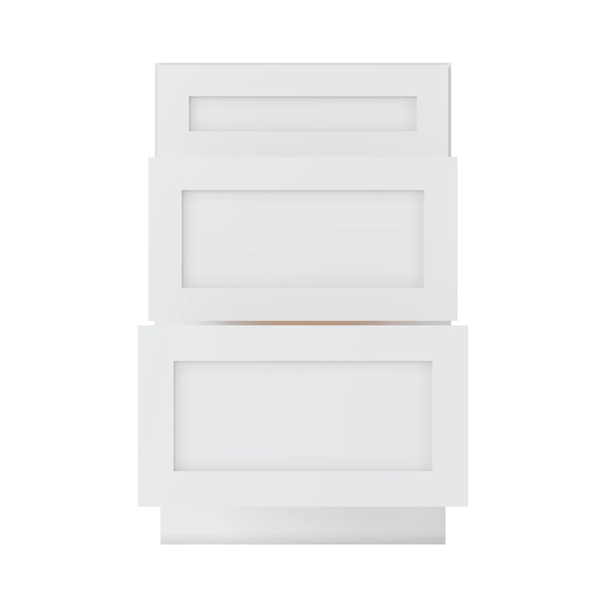 Drawer Base Kitchen Cabinet DB21 Alpina White LessCare 21 in. width 34.5 in. height 24 in. depth