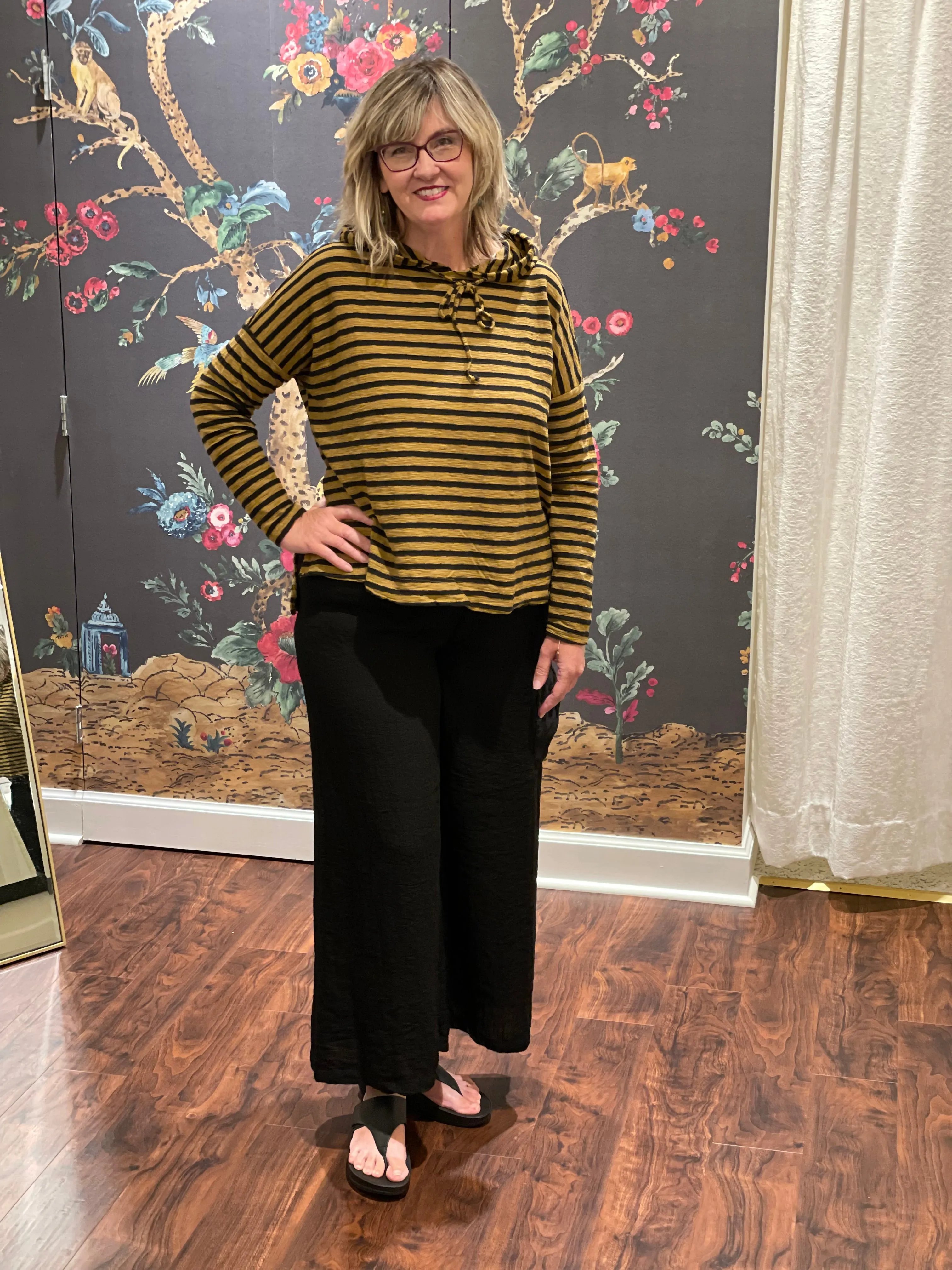 FINAL SALE Cute & Comfy 6382903 Wide Leg Pocket Pant