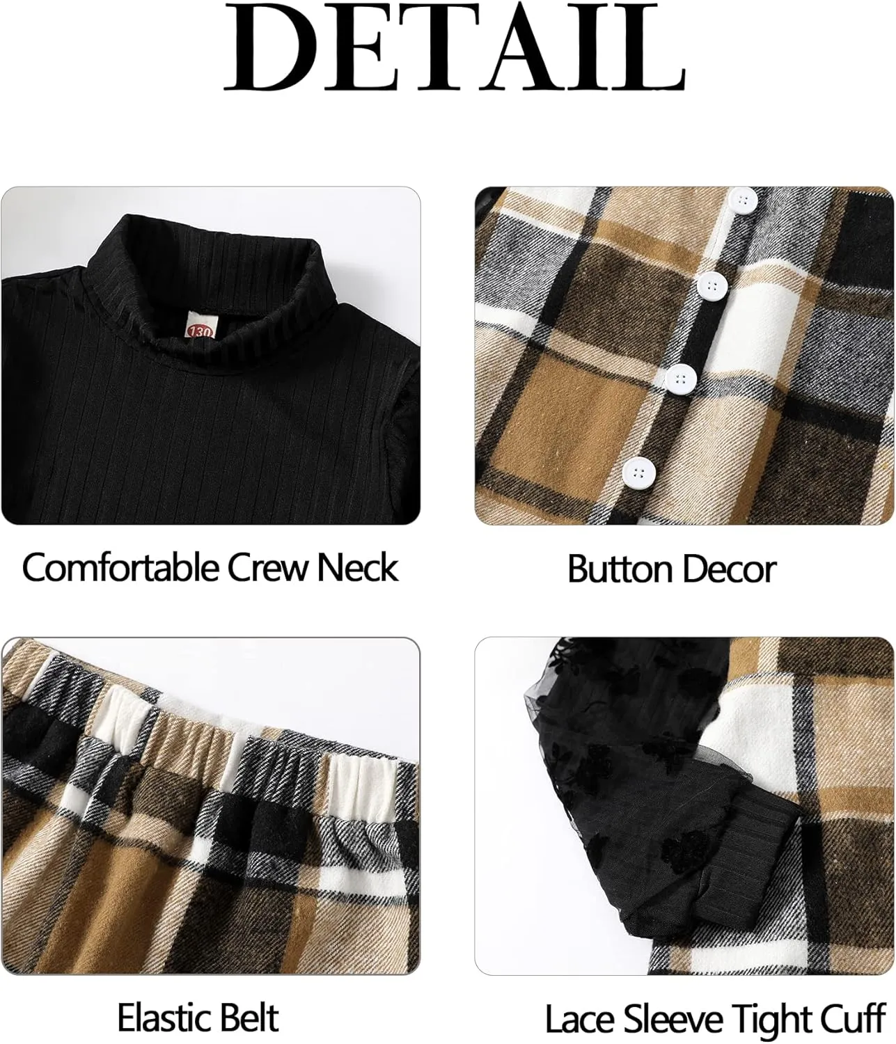 Girl Skirt Sets Casual Winter Fall Dresses Cute Clothes Outfit for Girls