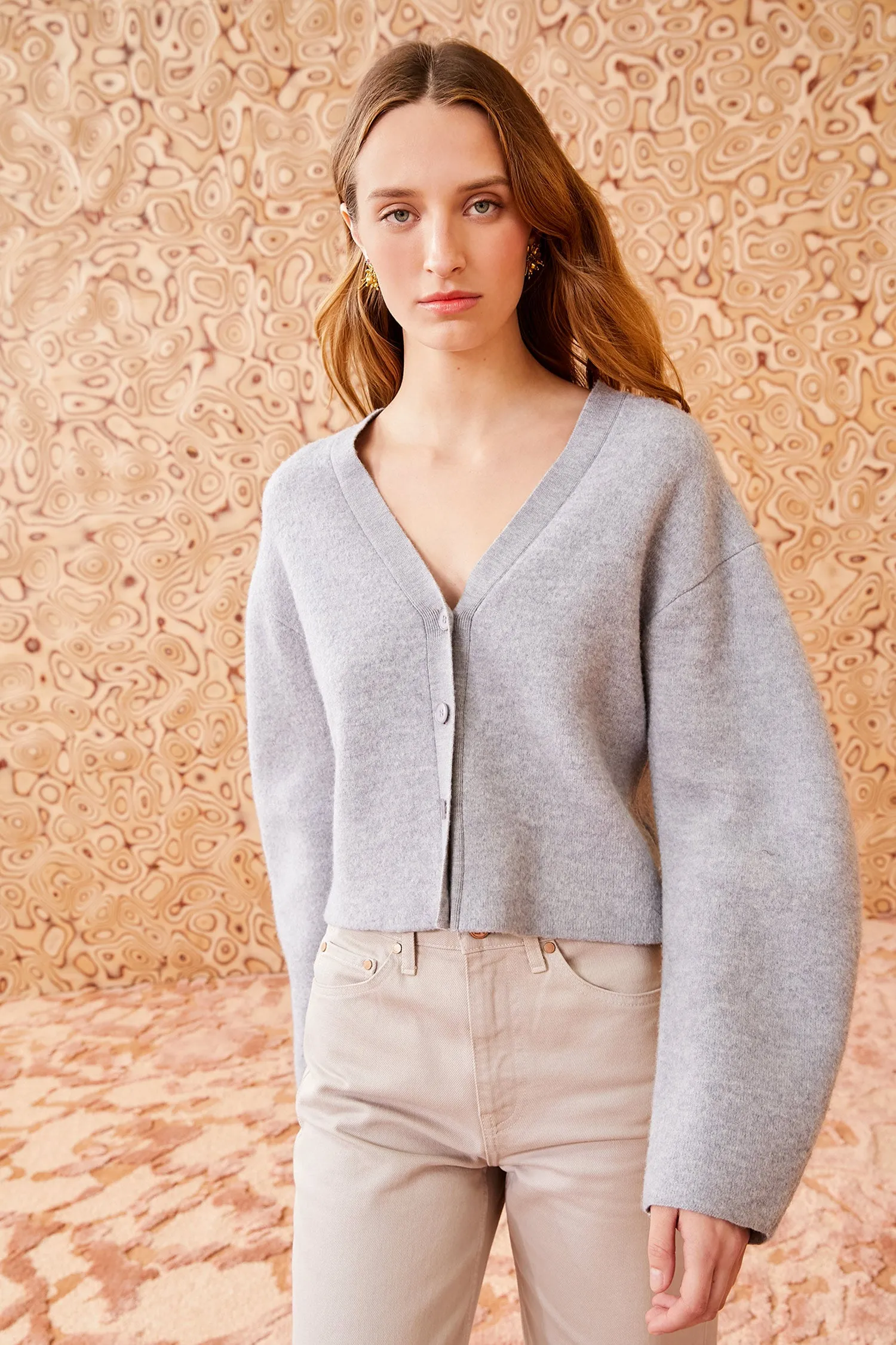 Hadley Cardigan - Heather Grey