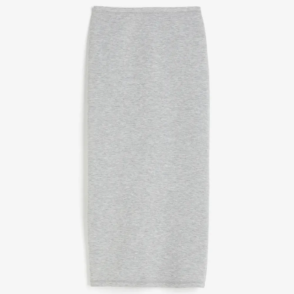 H&M Scuba Pencil Skirt, gray