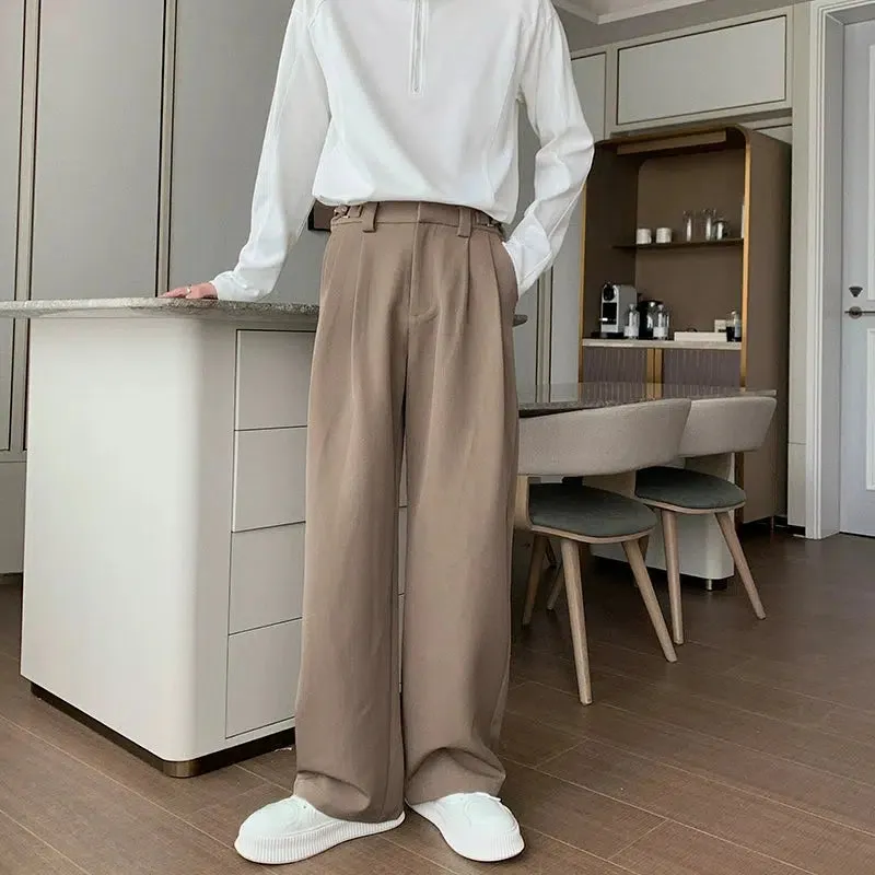 Hua Waist Clip Straight Pants
