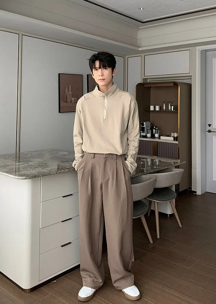 Hua Waist Clip Straight Pants