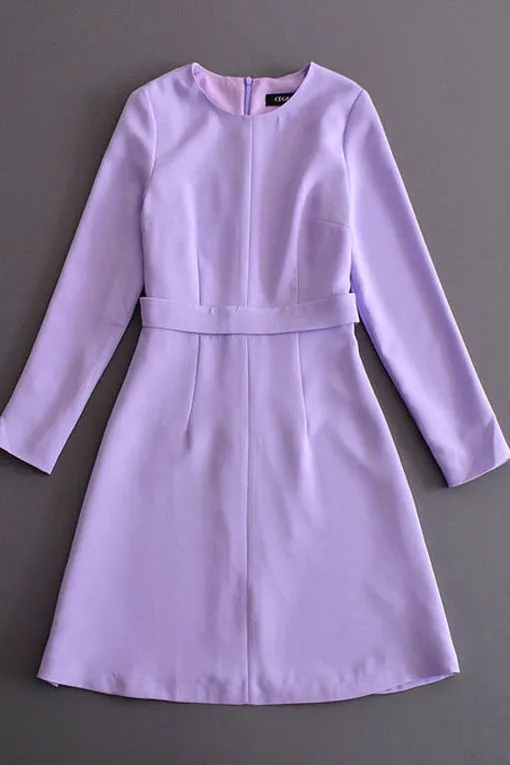 Kate Middleton Elegant Long Sleeves Cocktail Dress