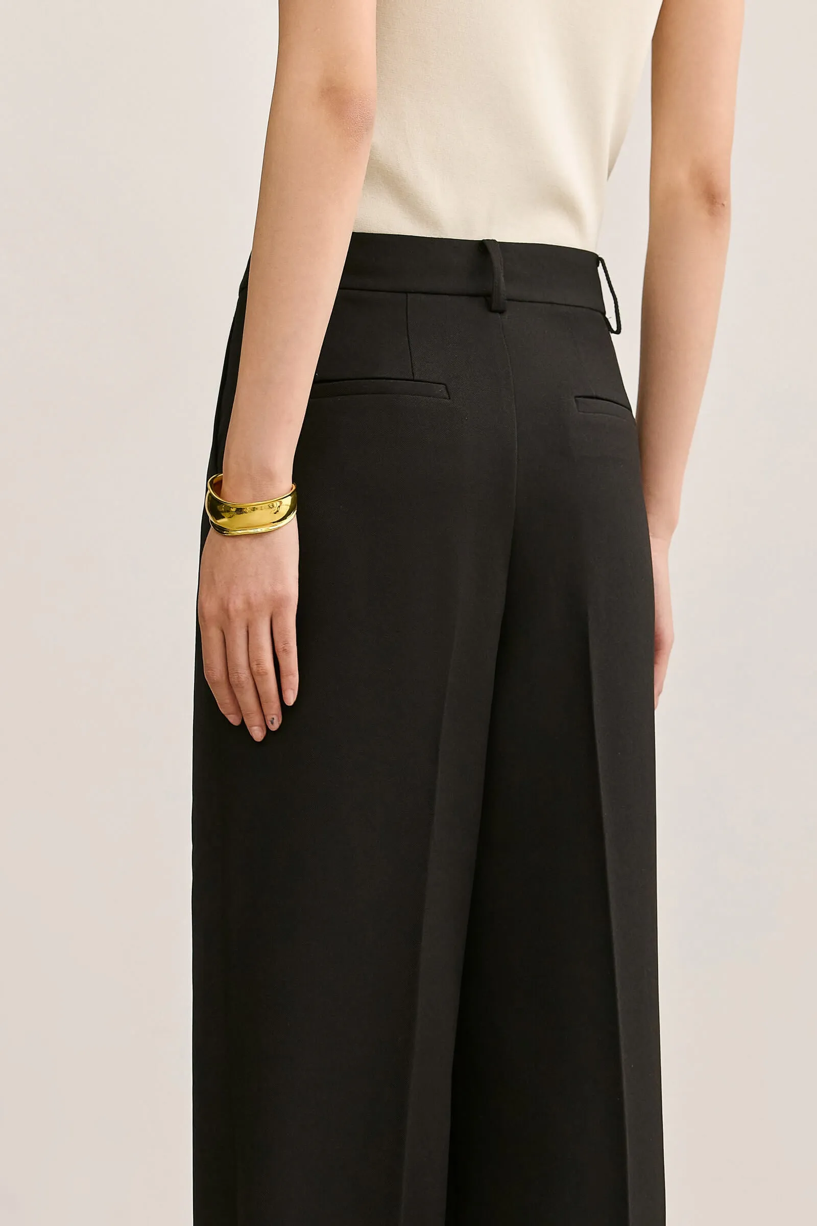 LILY Design Double Pleated Casual Pants