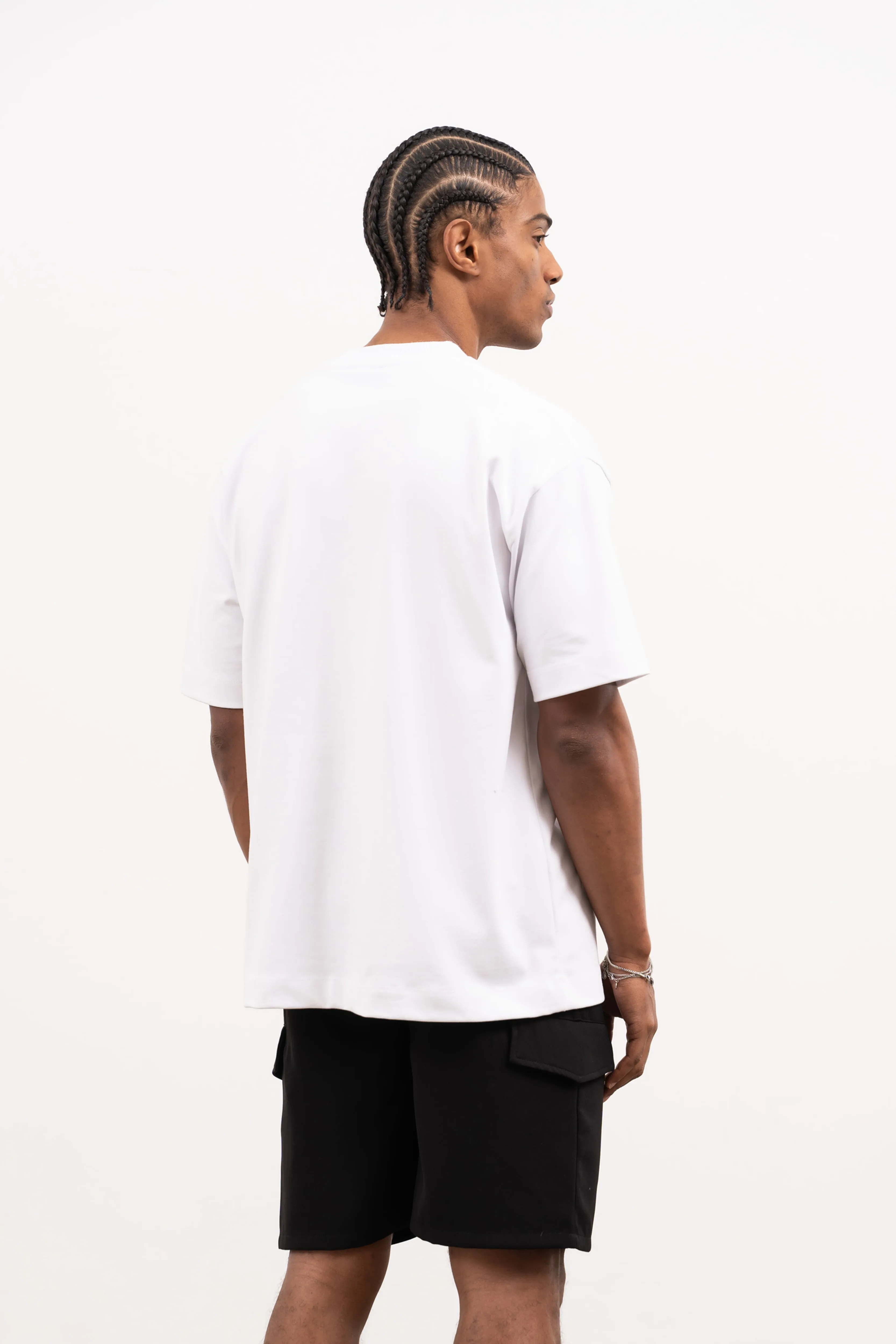 MULTI LOGO T SHIRT - WHITE