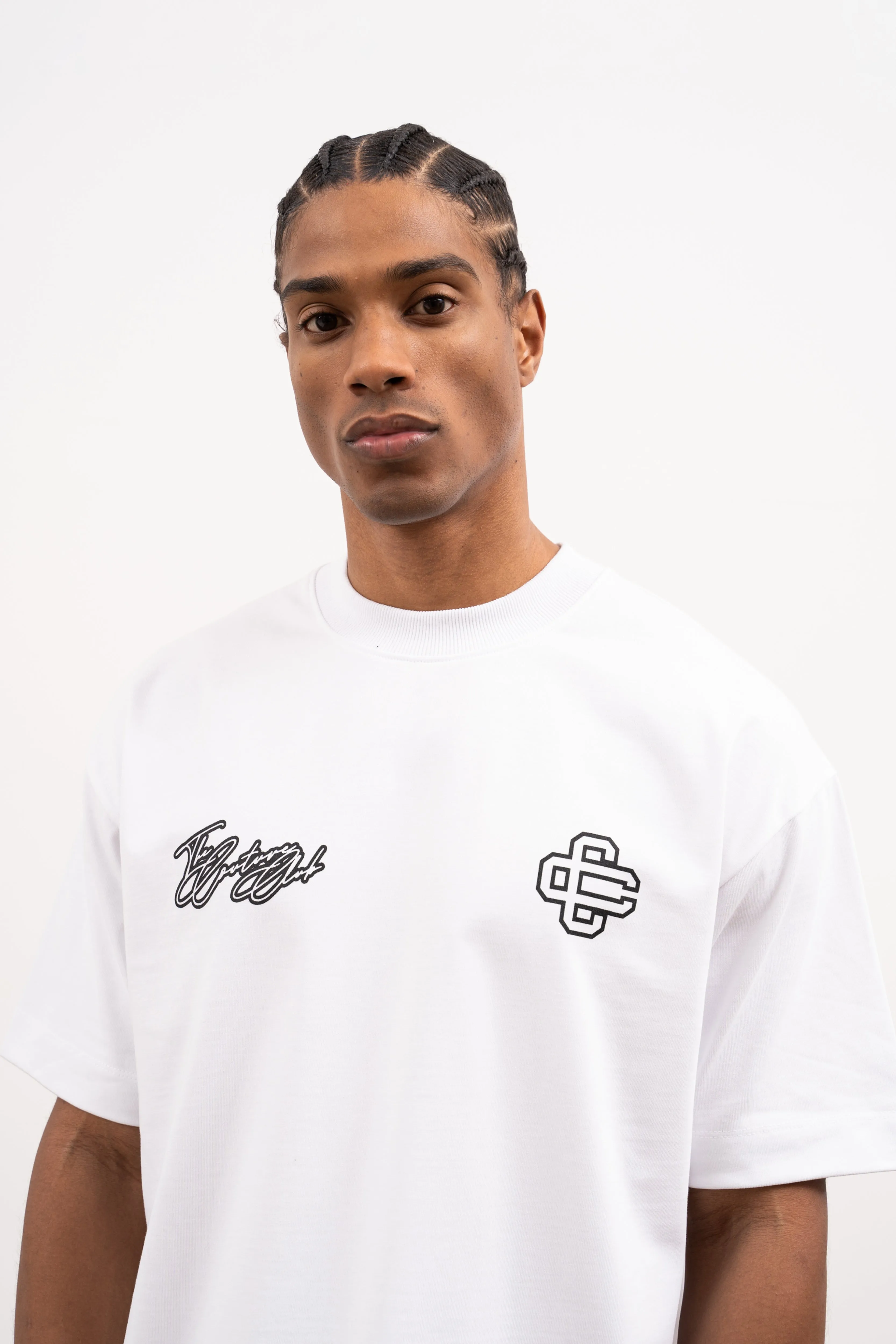 MULTI LOGO T SHIRT - WHITE