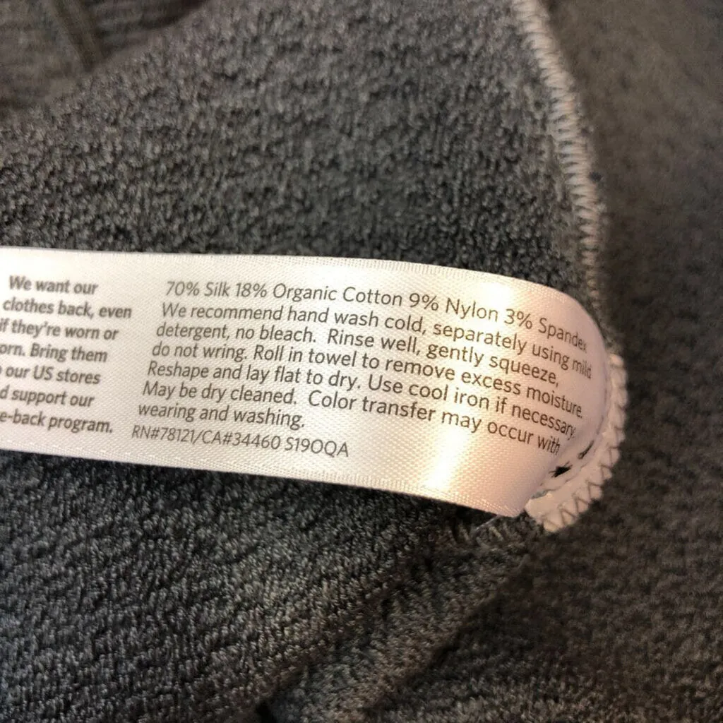 NWT EILEEN FISHER SLEEVELESS HEAVY GRAY CARDIGAN SIZE MEDIUM TCC