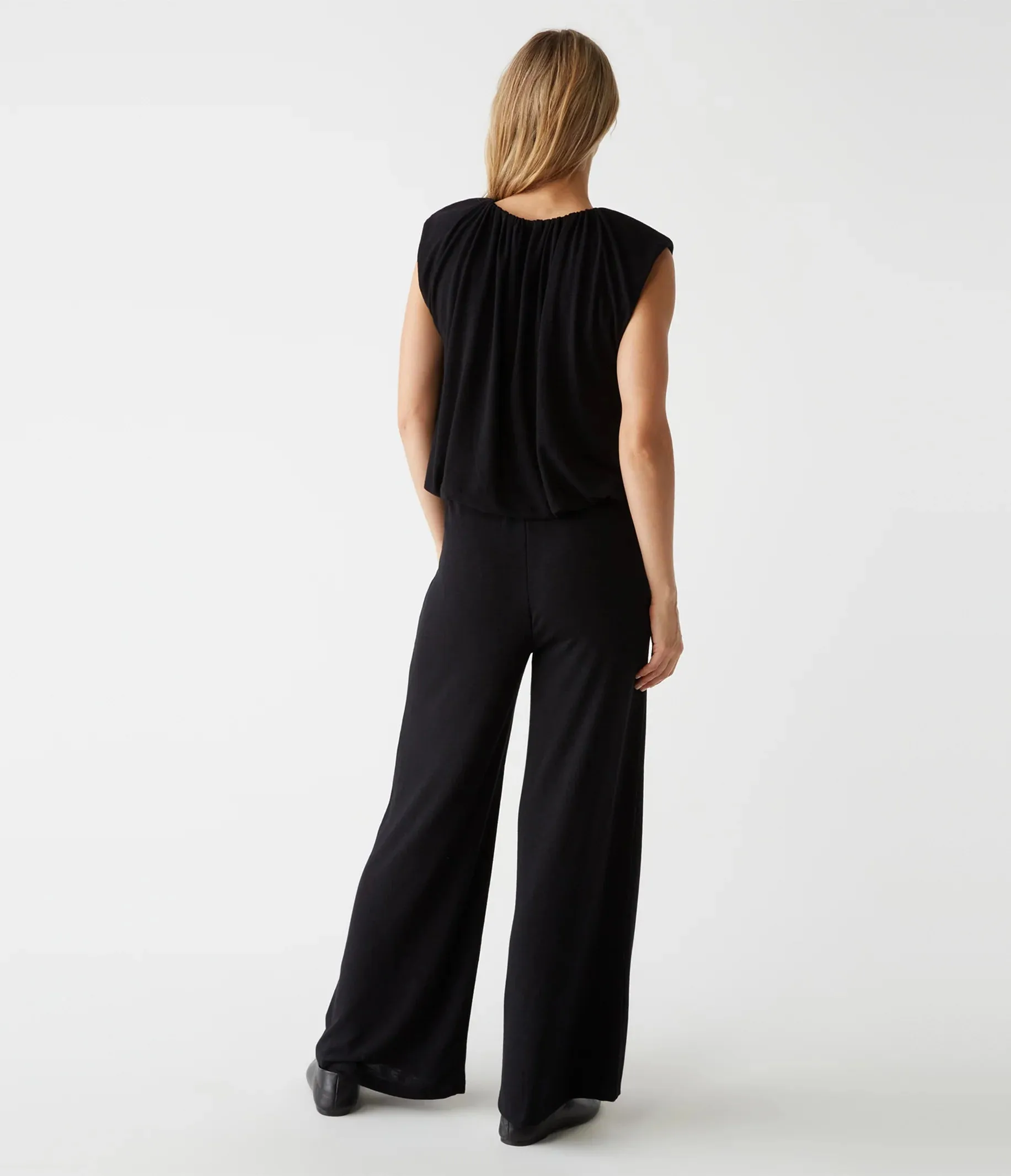 Ozzie Wide Leg Pant | Black