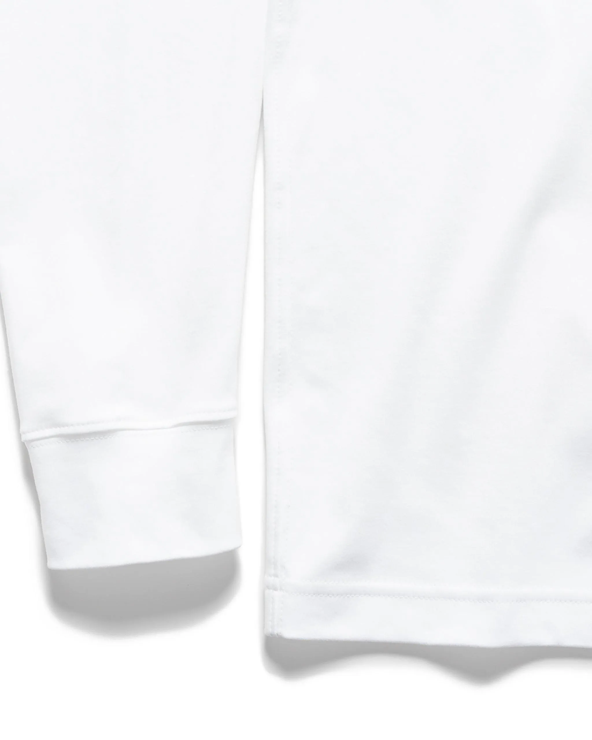Prime Standard Fit T-Shirt L/S - Suvin Cotton Jersey White