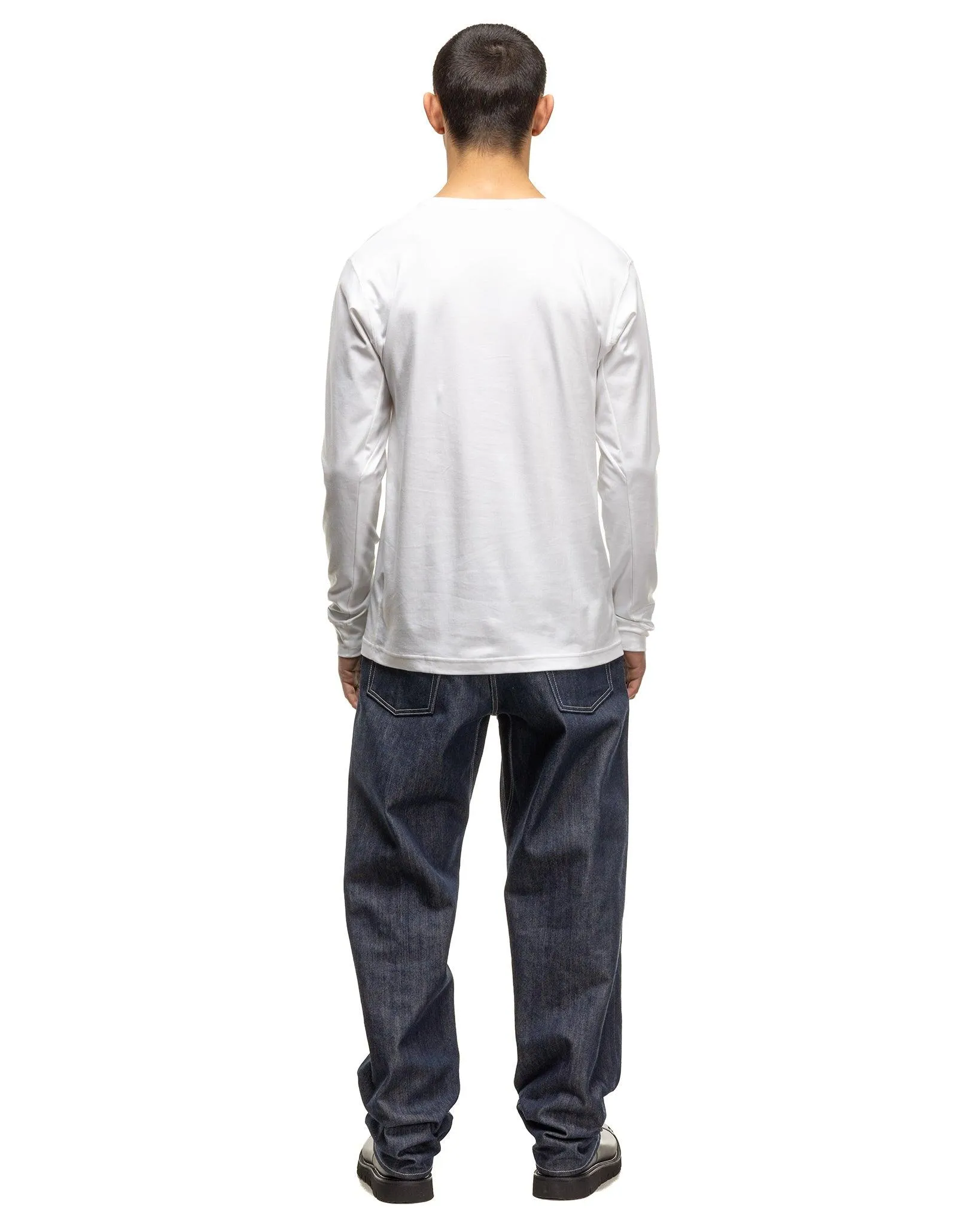 Prime Standard Fit T-Shirt L/S - Suvin Cotton Jersey White