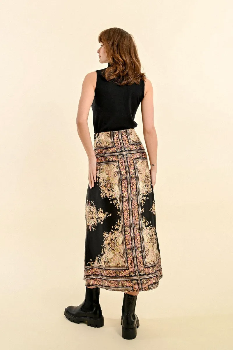 PRINTED Gypsy MIDI SKIRT
