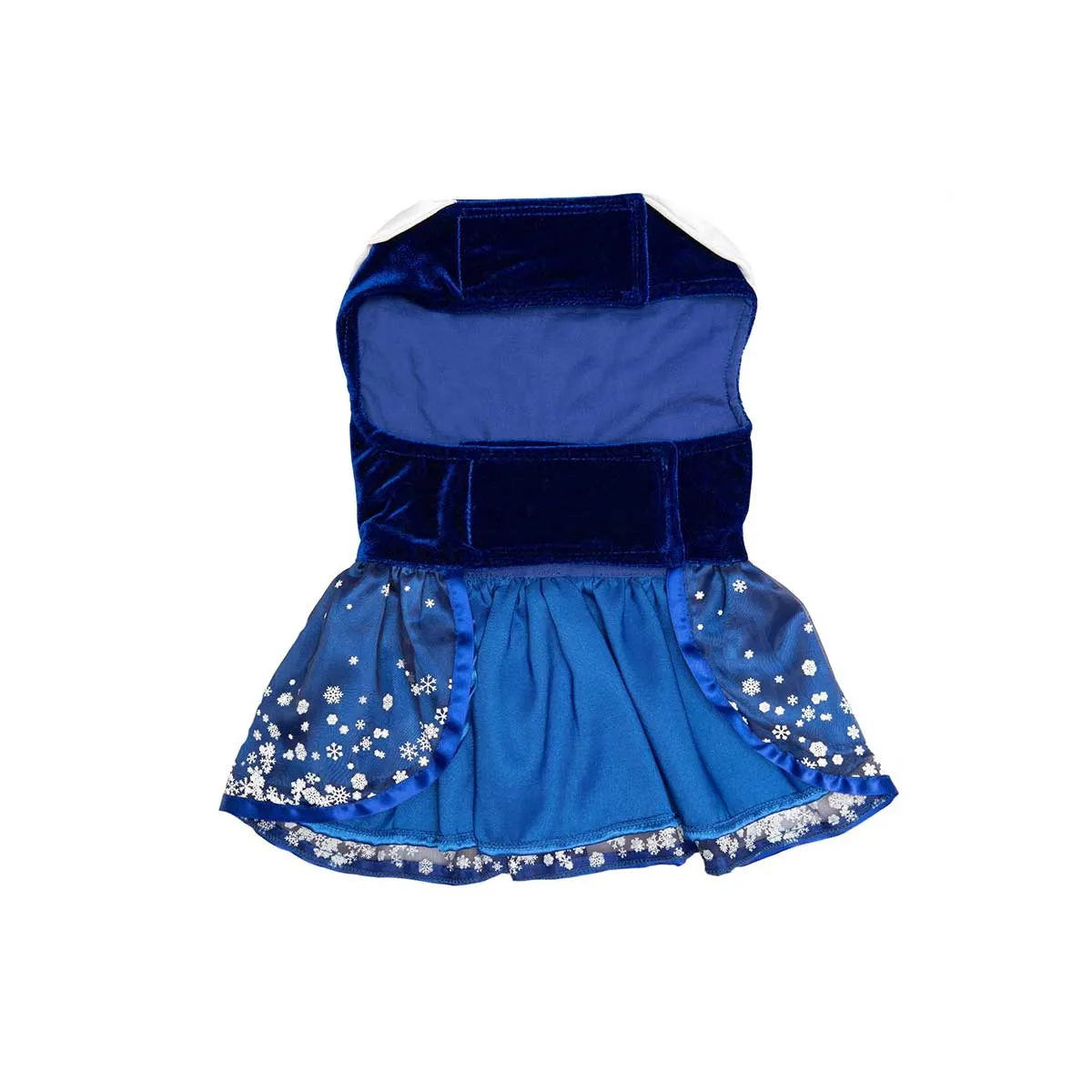 Snowflakes Holiday Dog Harness Dress