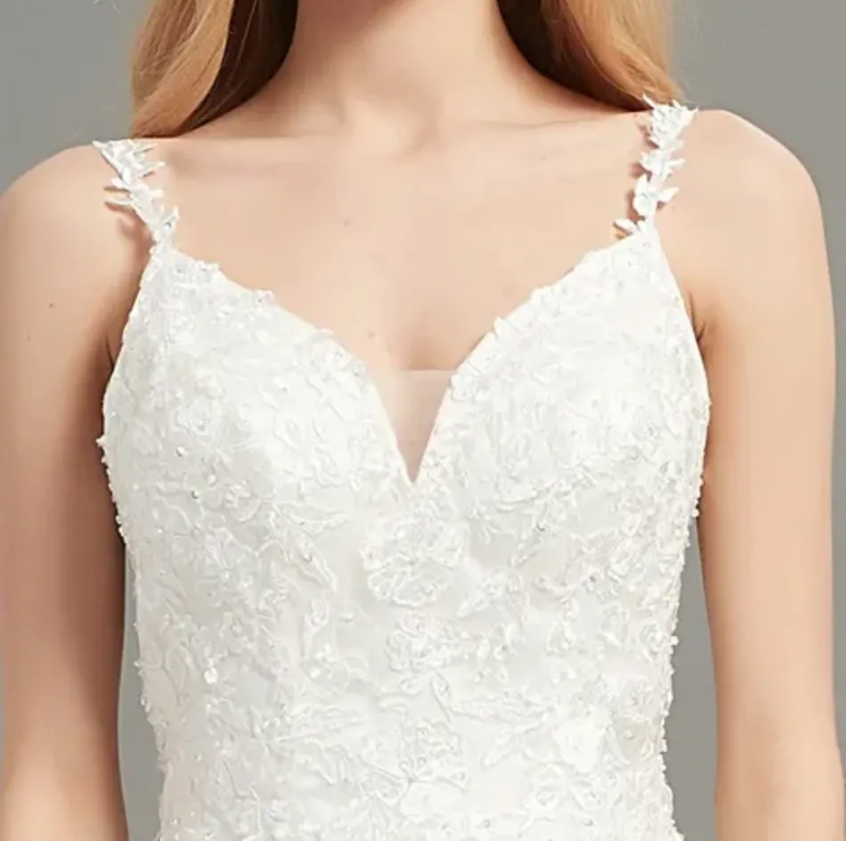 Sweetheart Bridal Wedding Gown With Low Back