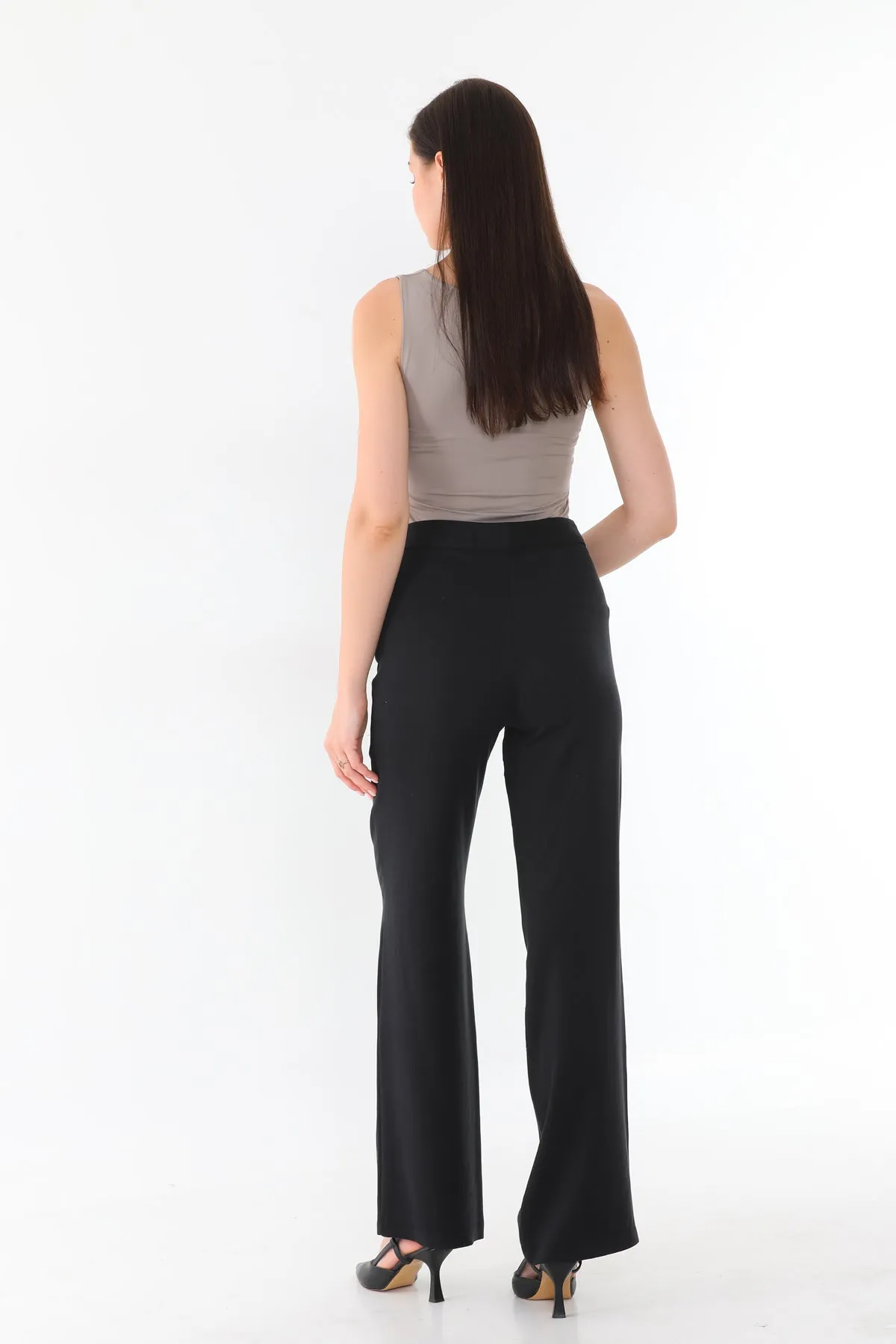 SZ Tencel Wide Leg Pants Black