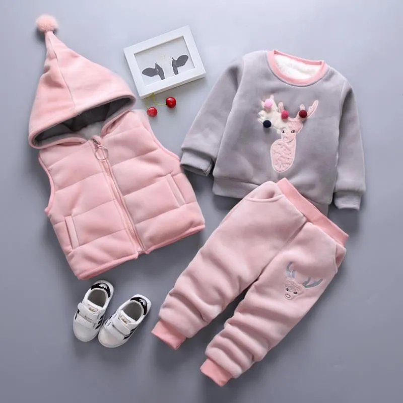 Unisex Baby Dog Print Toddler Clothes Suit
