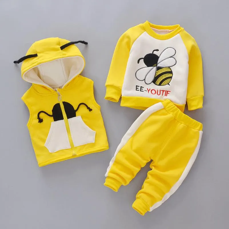Unisex Baby Dog Print Toddler Clothes Suit