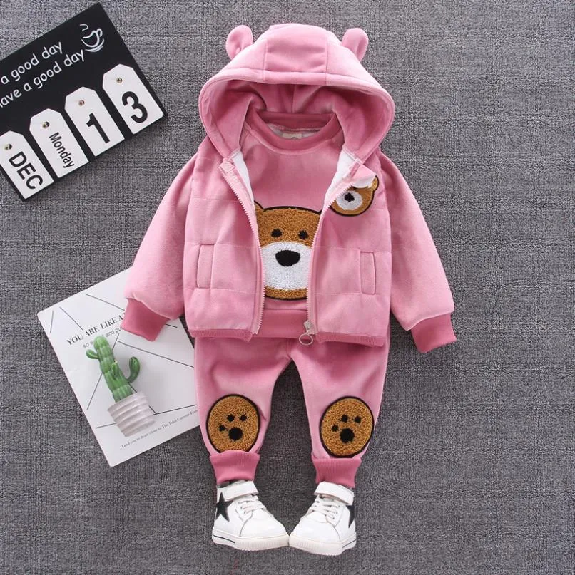 Unisex Baby Dog Print Toddler Clothes Suit