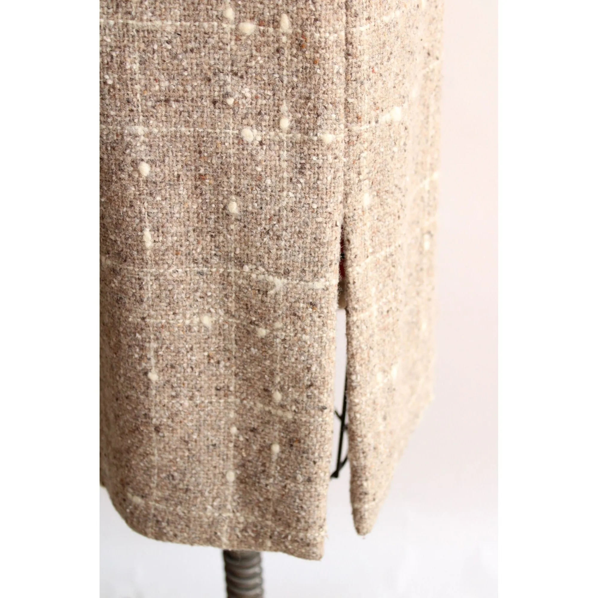 Vintage 1970s Tweed Skirt With Pockets