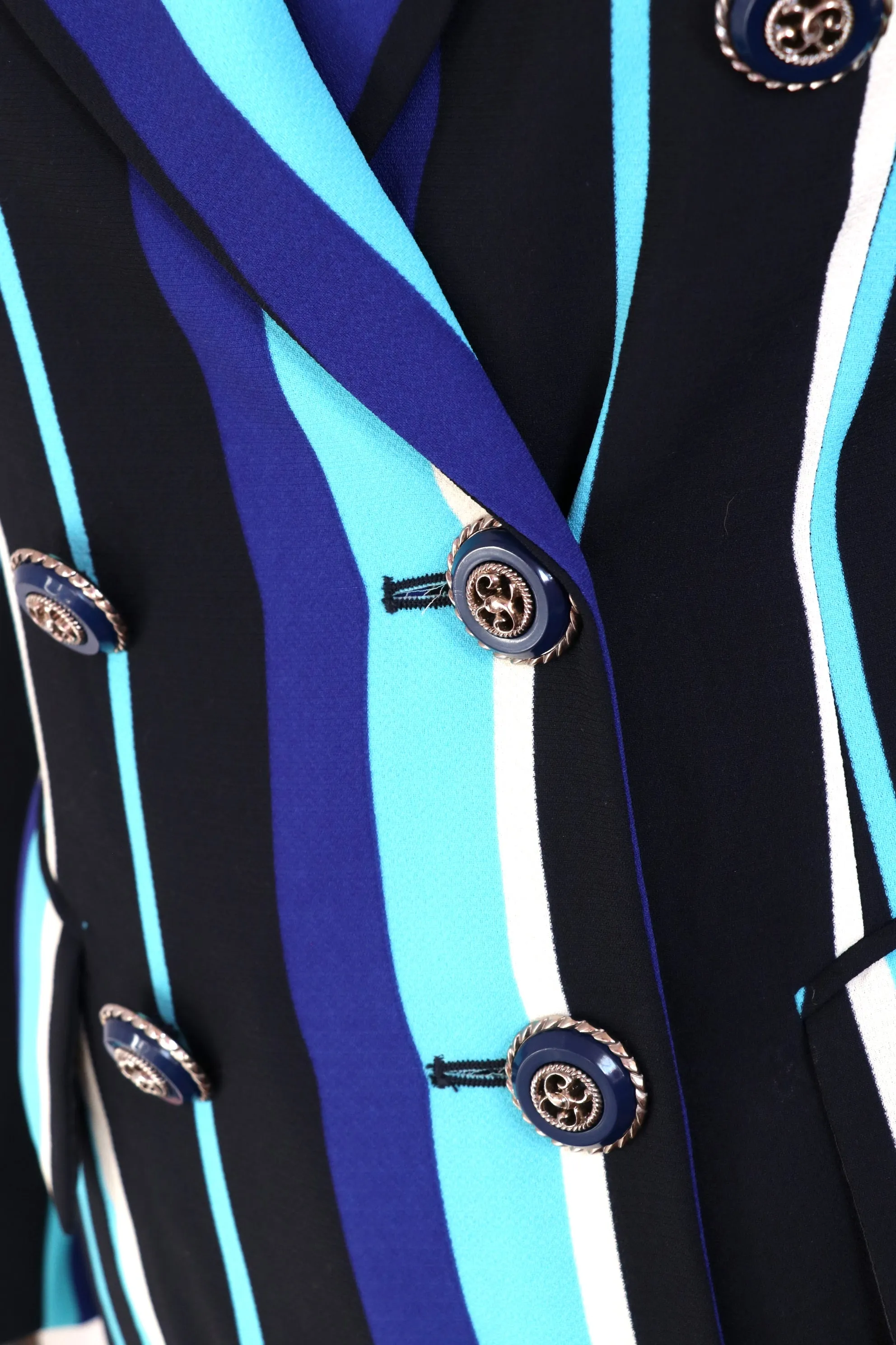 Vintage Striped Blazer