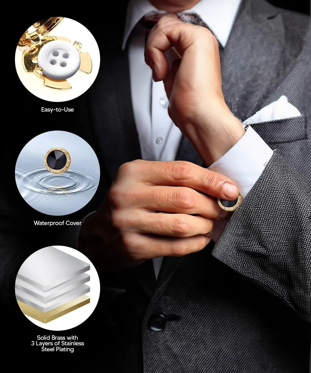 Vittorio Vico Button Covers by Classy Cufflinks