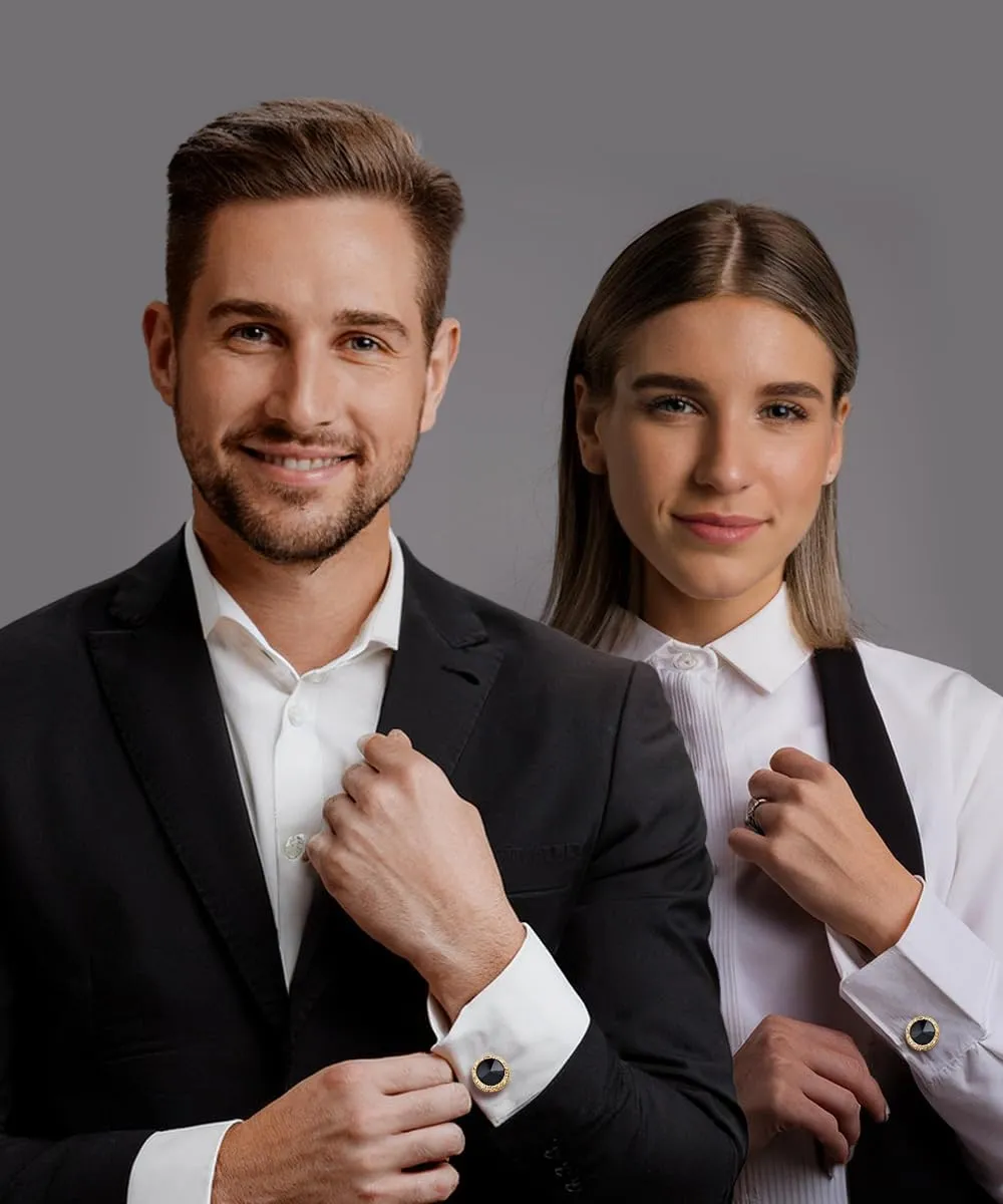 Vittorio Vico Button Covers by Classy Cufflinks