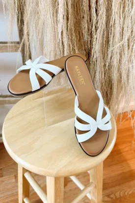 Walk to Paradise Sandals in White