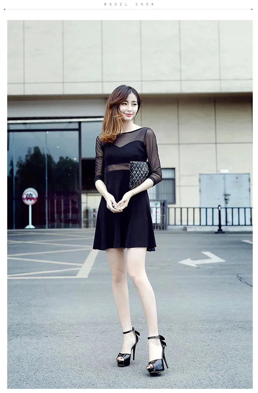 Wedding Crystal Buckle High Heels