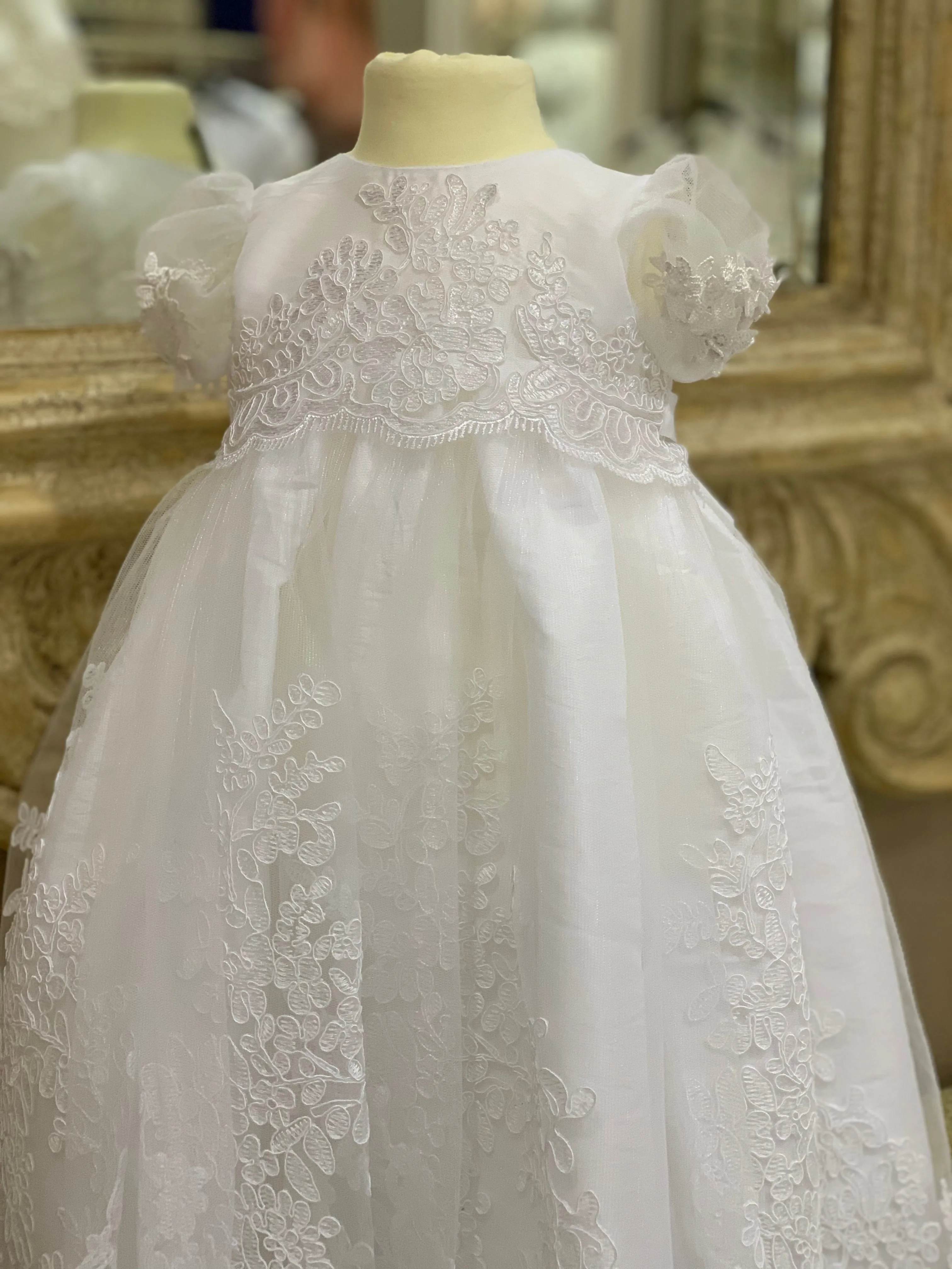 White Christening Gown