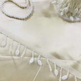 White Pearl CutDana Hanging Lace