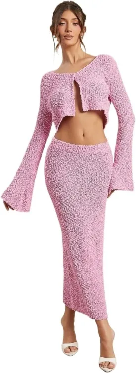 Women's 2024 Comfy Knit Sweater Cardigan Solid Single Cardigan