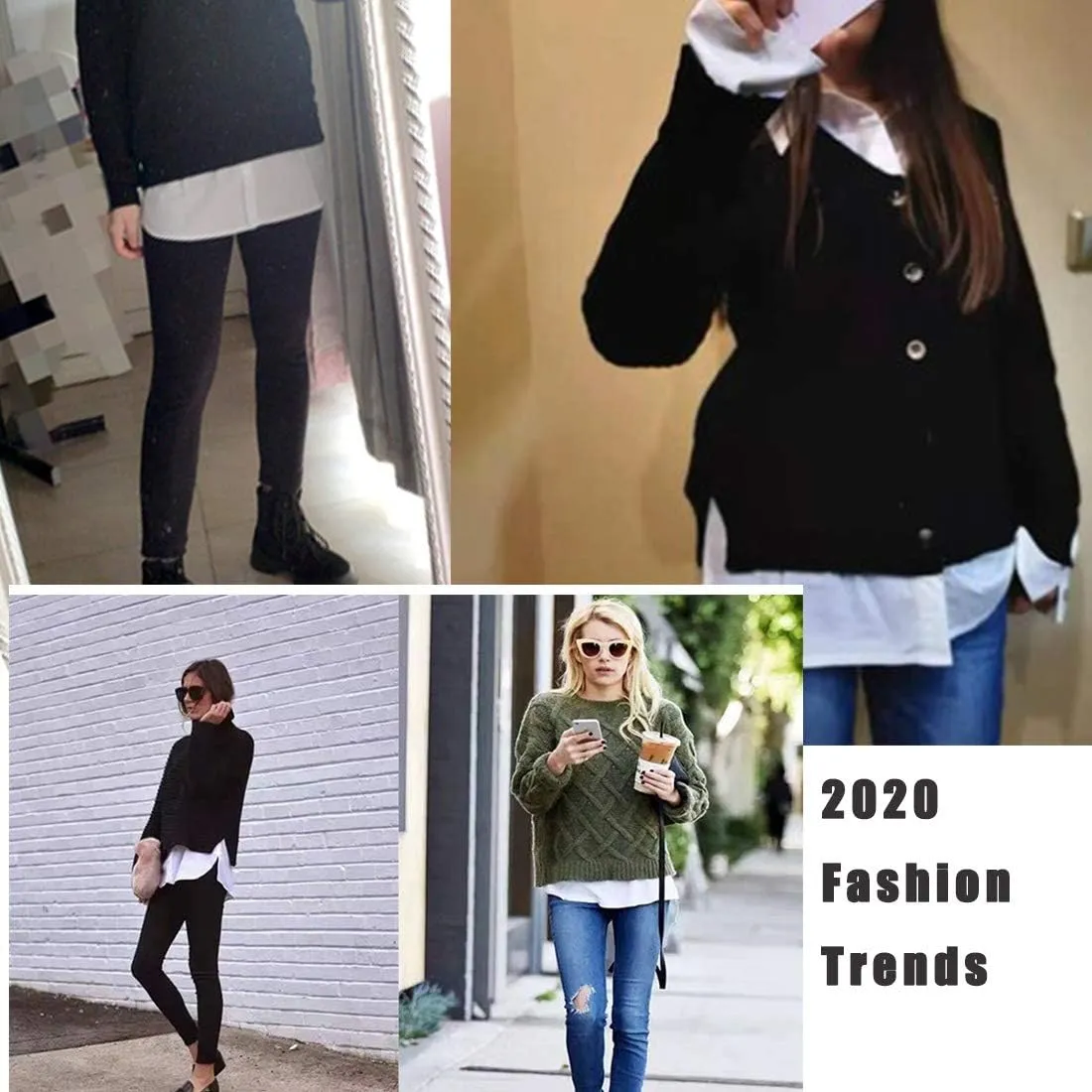 Women's Plus Size Layering Fake Top Lower Sweep Skirt, Cotton A-line Mini Skirt Half-Length Shirt Extender